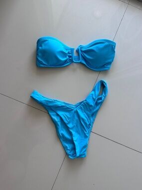 Blue bikini